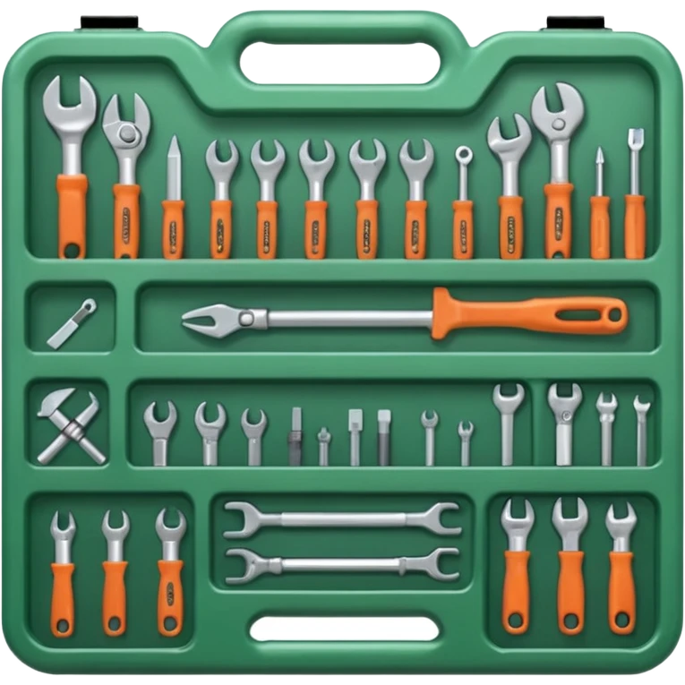green mechanic tool table emoji