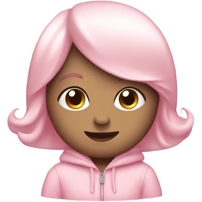 Cute items in soft pink  emoji