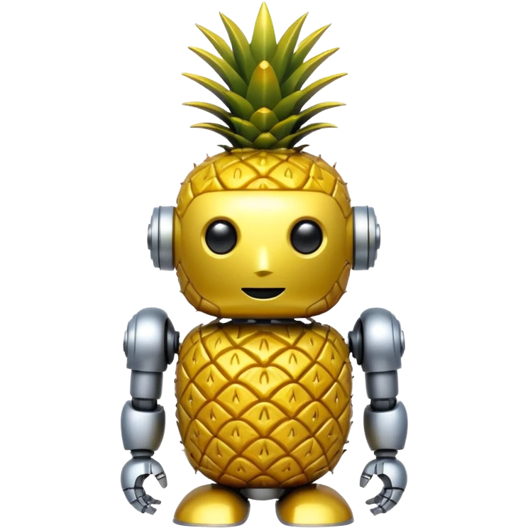 robot pineapple emoji