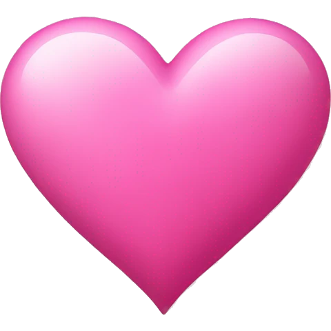 Pink heart with now emoji