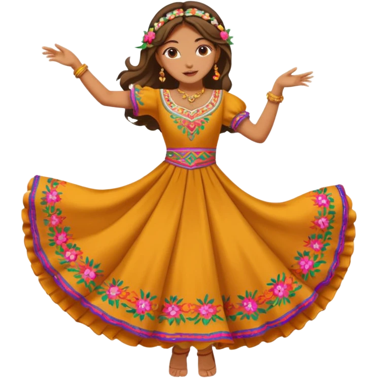 spain girl dance emoji