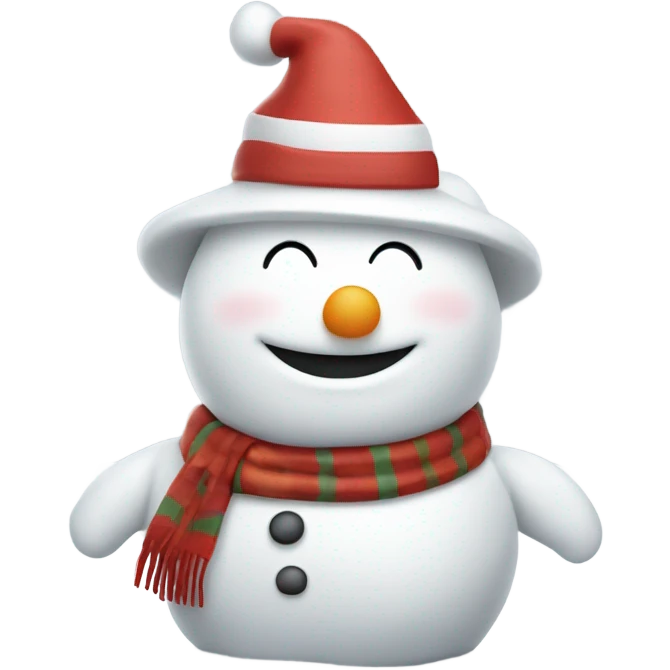 michelin man christmas snowman emoji
