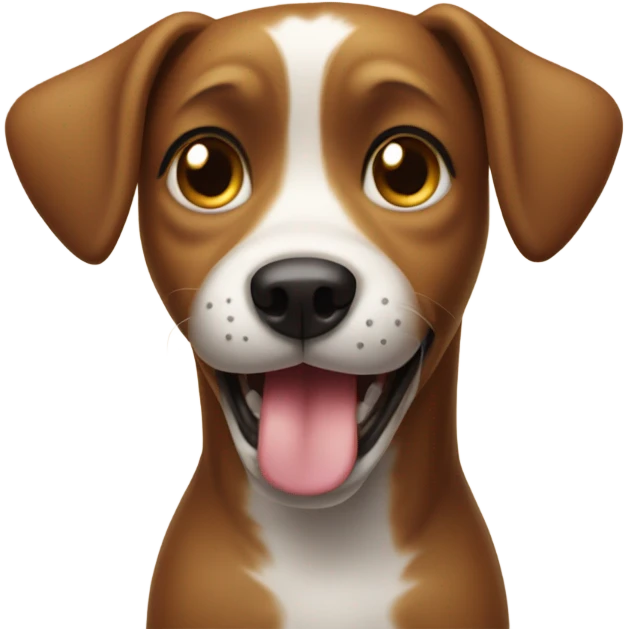 Dog laughing crying  emoji