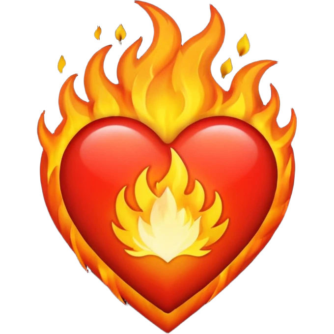 heart in fire emoji