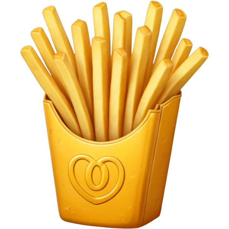 Porzione di patatine media emoji