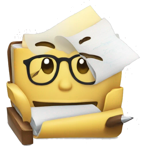 TAKING NOTES emoji