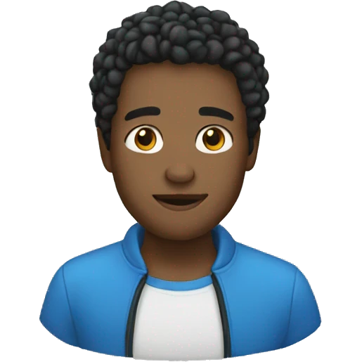 Blue emoji