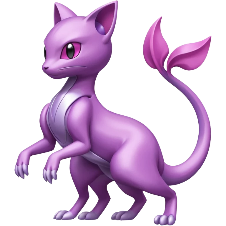 Genesect-Skitty-Mewtwo-Fakémon-hybrid-creature (full body)  emoji