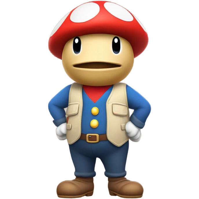 Super Mario toadie emoji