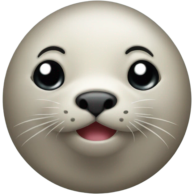 Seal that is blushing emoji