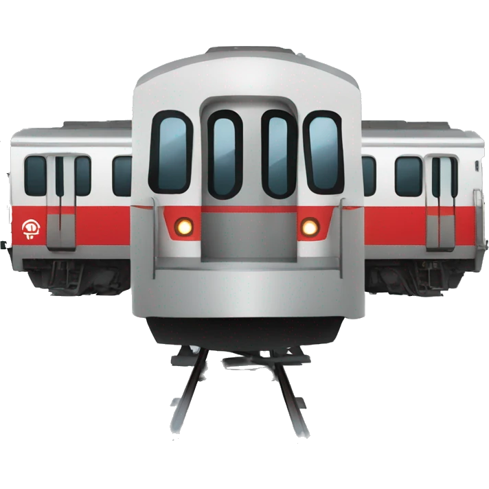 chicago cta train with logo emoji
