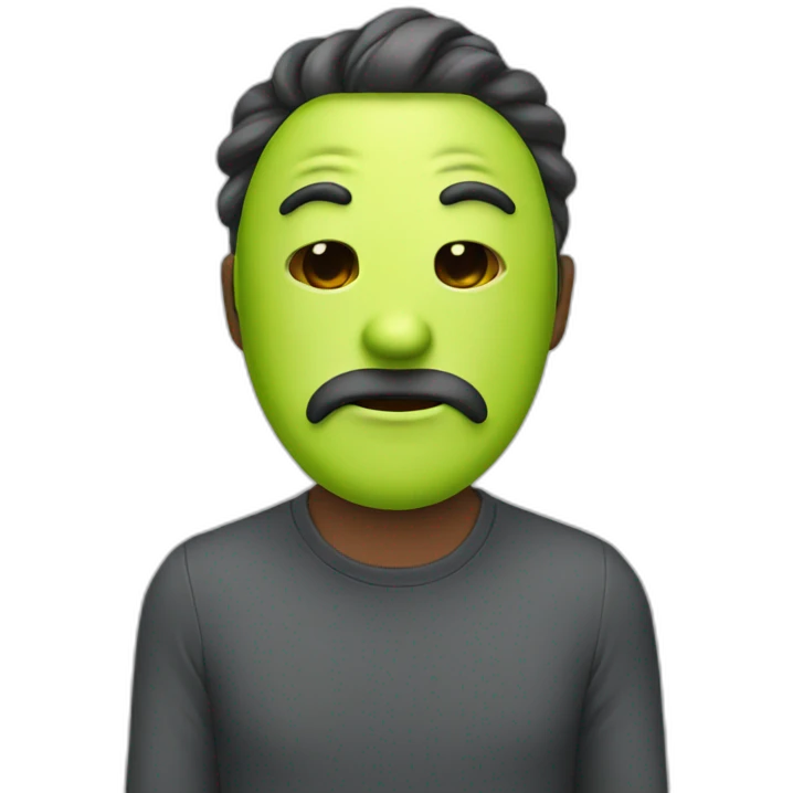 fake with mask emoji
