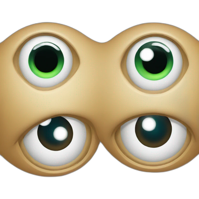 two eyes looking around emoji