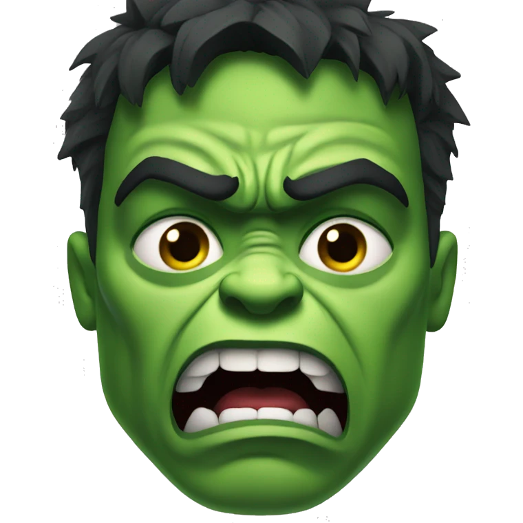 Angry hulk emoji
