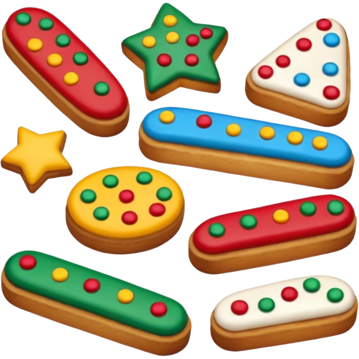 Biscotti natale emoji