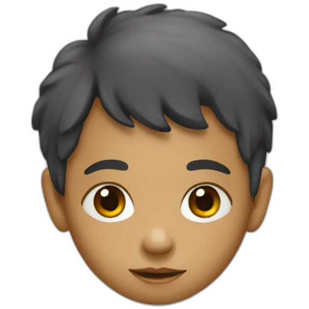 a small poor child emoji