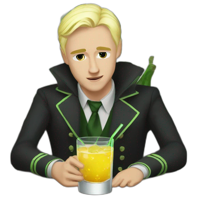 malfoy drink vodka emoji