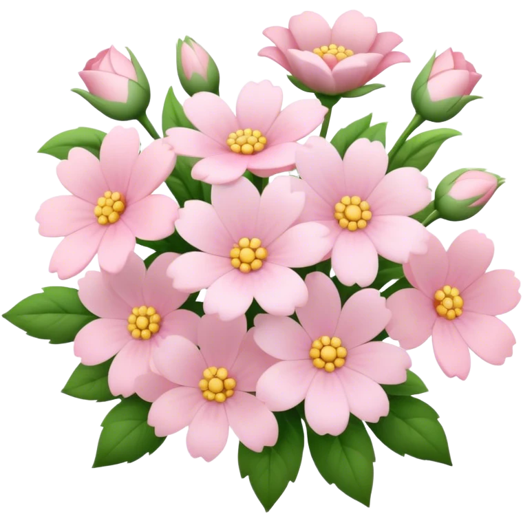 pale pink flower bouquet  emoji