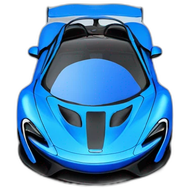 All blue mclaren, solid blue emoji