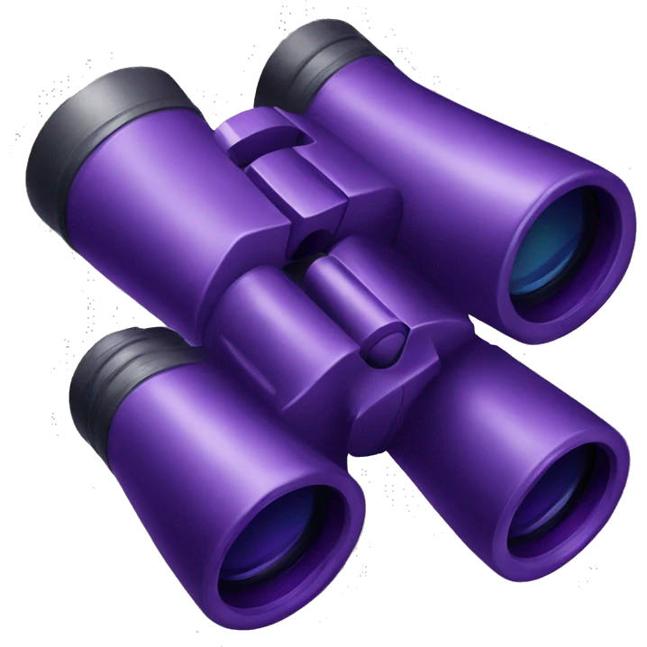 purple binoculars emoji