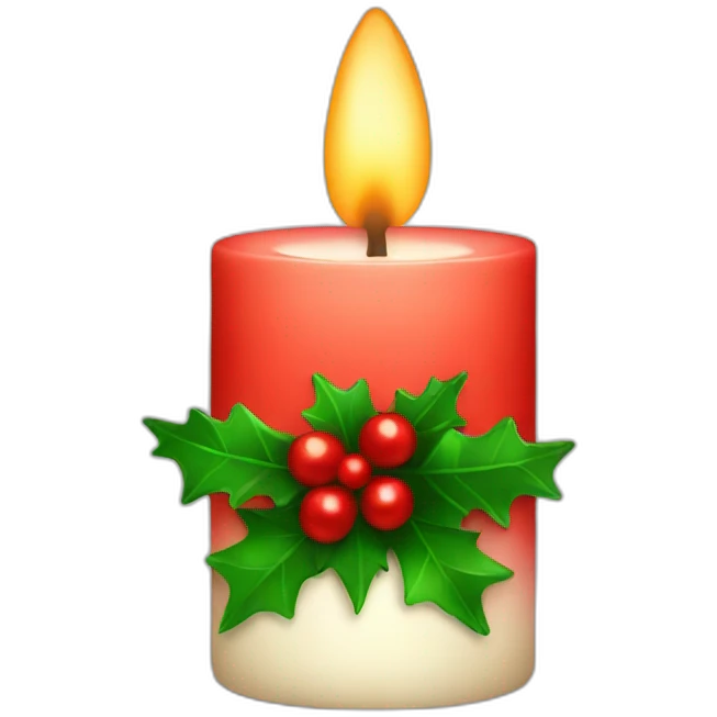 christmas candle emoji