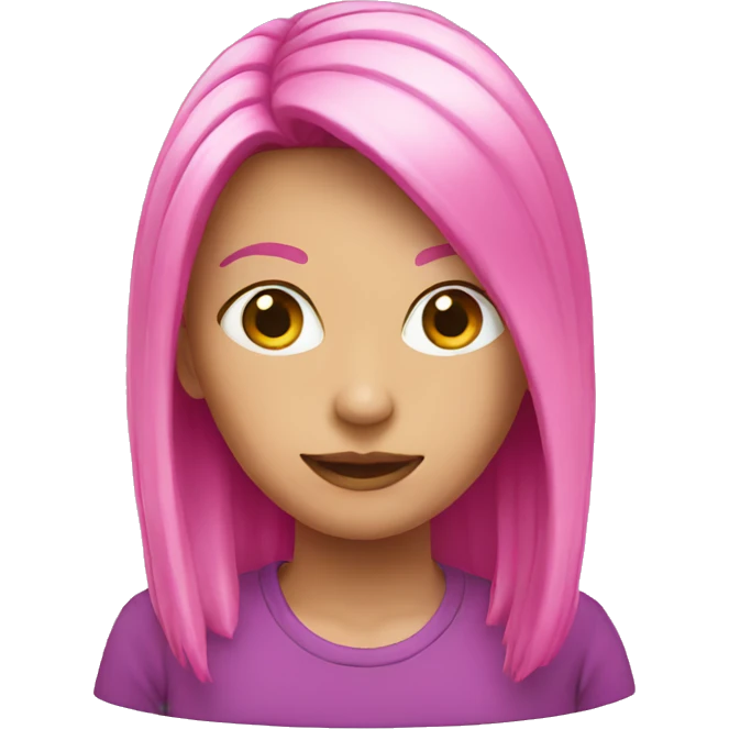 Pink emoji