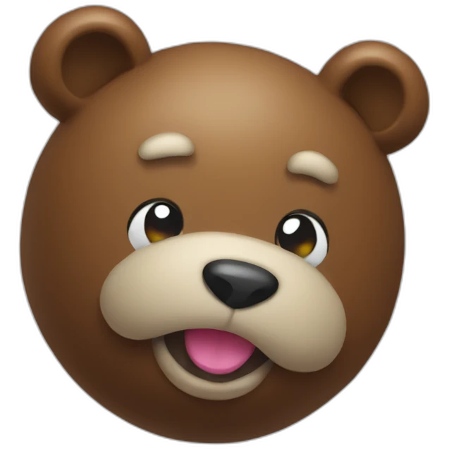Poop coin bear emoji