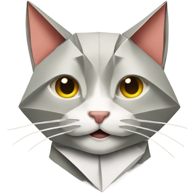 cat smiling origami saumon emoji