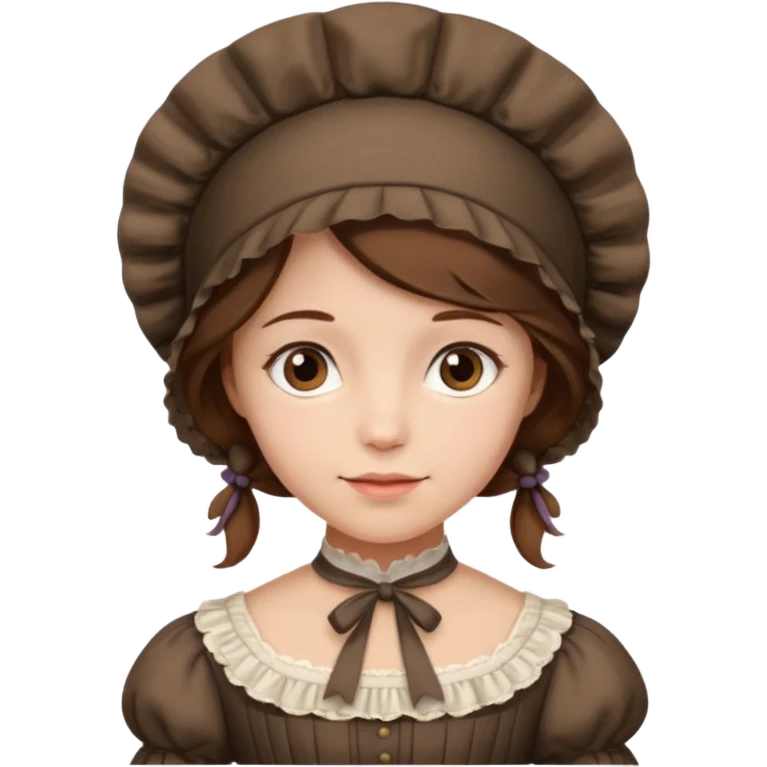 1800's european female emoji