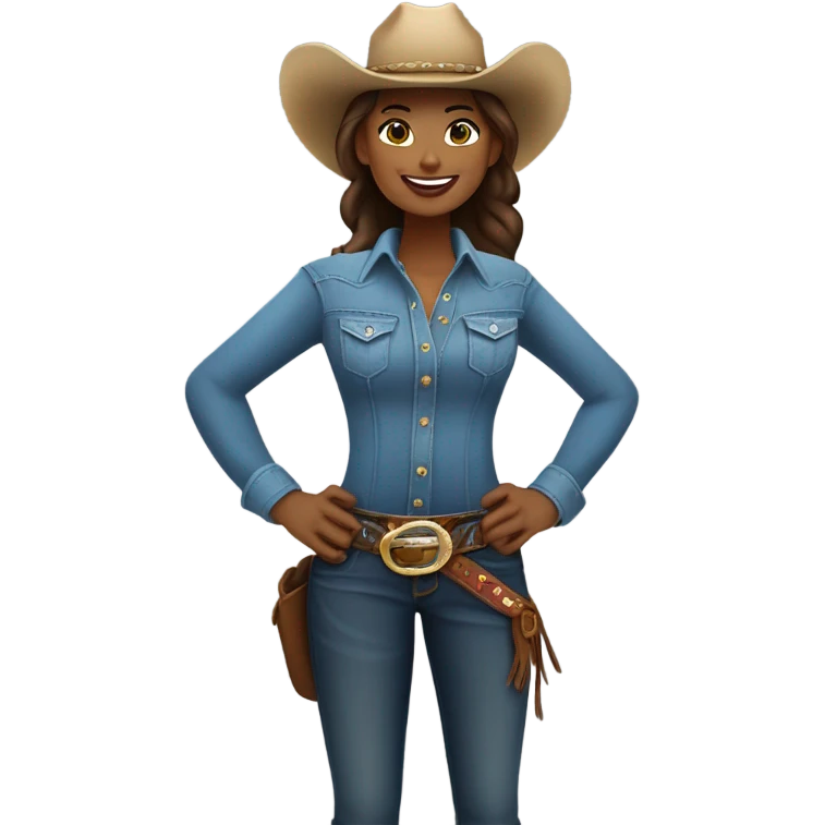 Cowgirl emoji