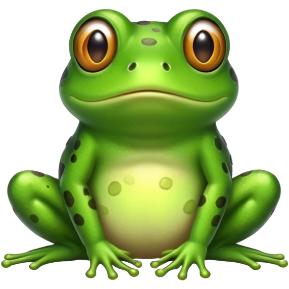 Frog pooping  emoji