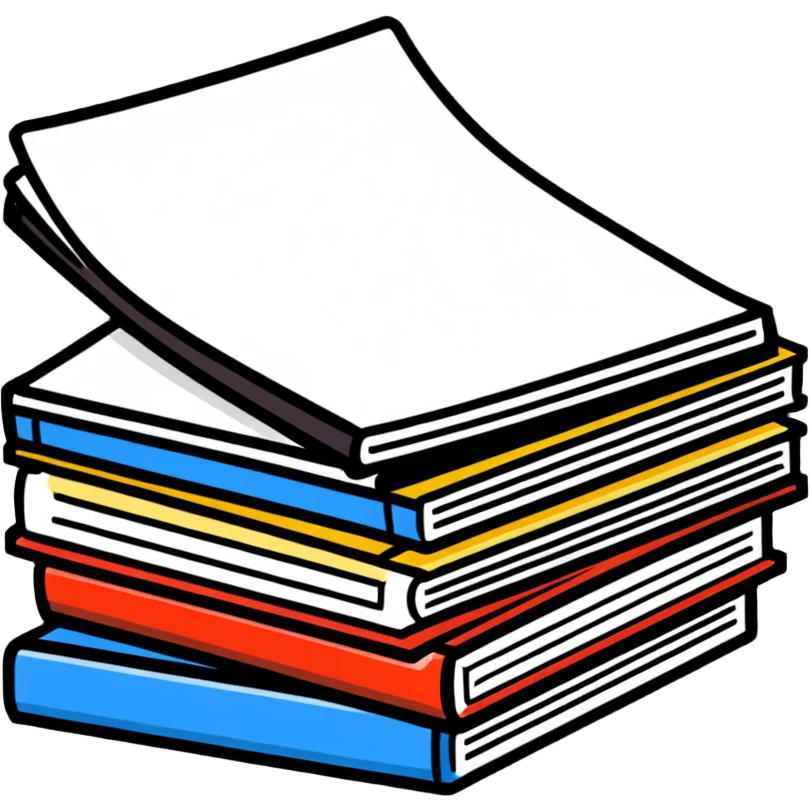 stack of magazines emoji