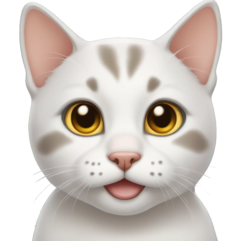 cat being cute and showing puppy eyes emoji