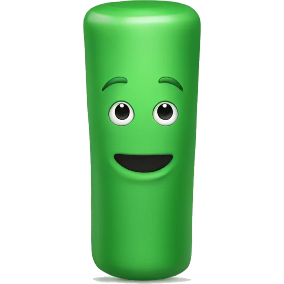 green tube man emoji