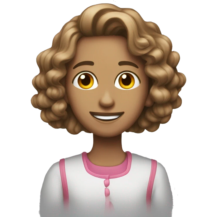 Щенок мультипу с розовым бантиком emoji