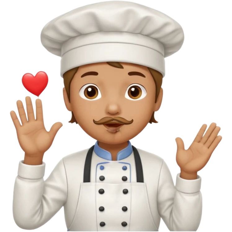 chef blowing a kiss emoji