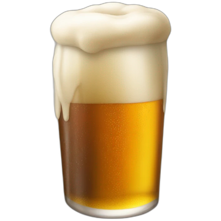 Michou boit une biere emoji