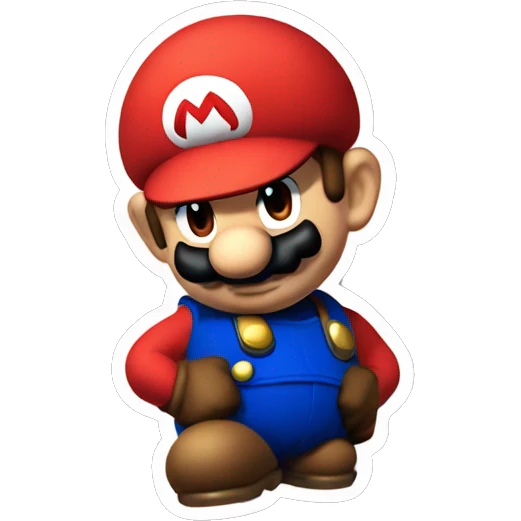 super mario bros dibujando emoji
