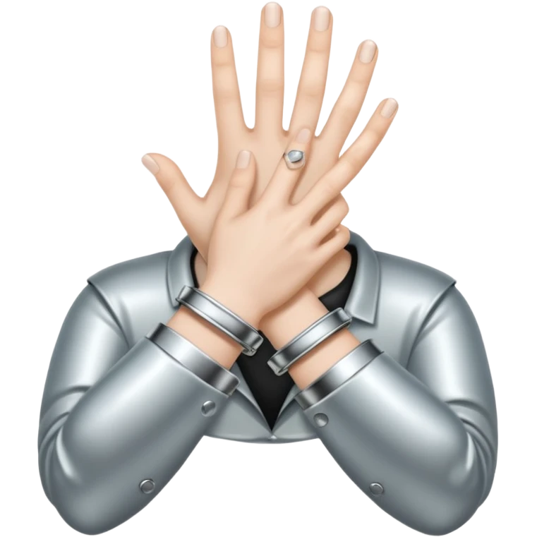 cuffed hand emoji