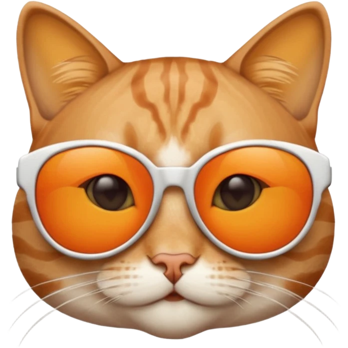 Cat wearing sunglasses emoji