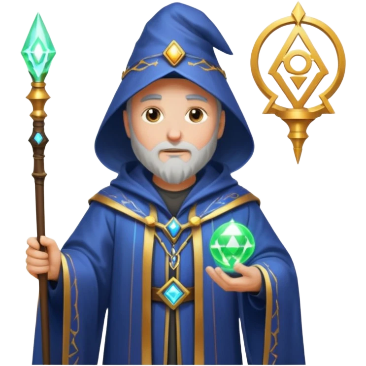 AI Wizard or Technology Wizard emoji