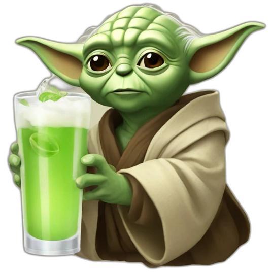 Yoda drink béez emoji