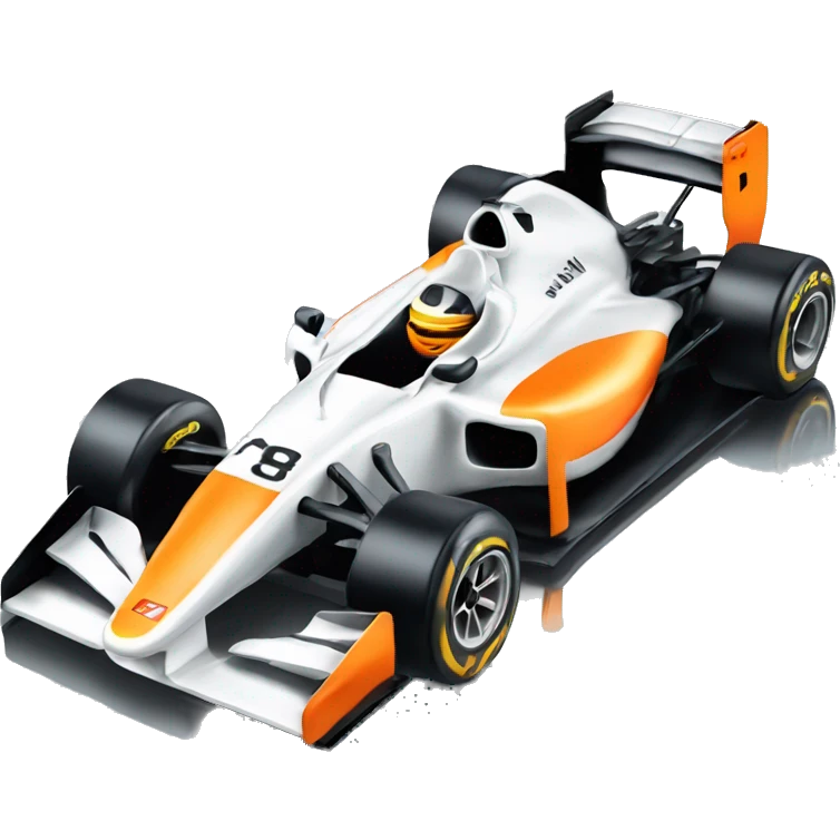 Formula one car McLaren  emoji