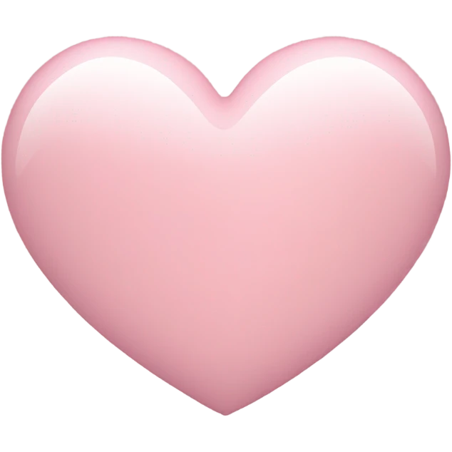 Baby pink heart emoji