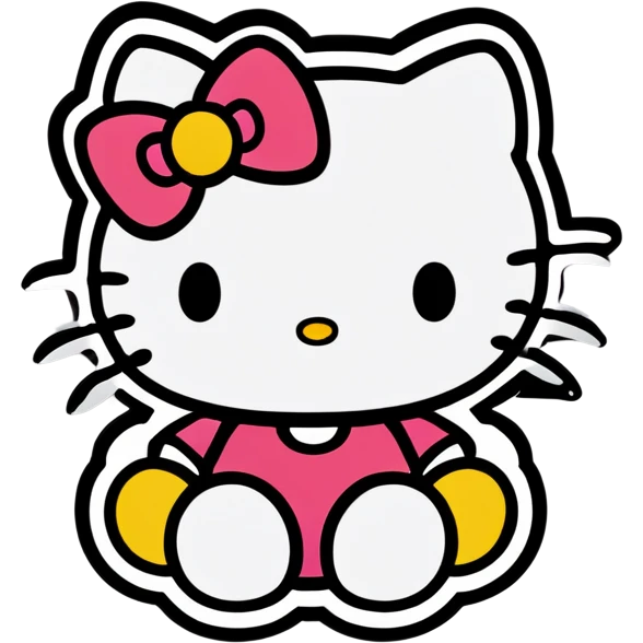 Hello kitty emoji