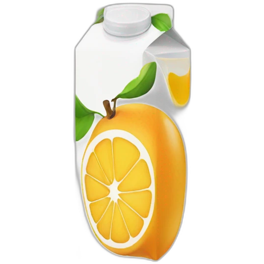 fruit juice carton emoji