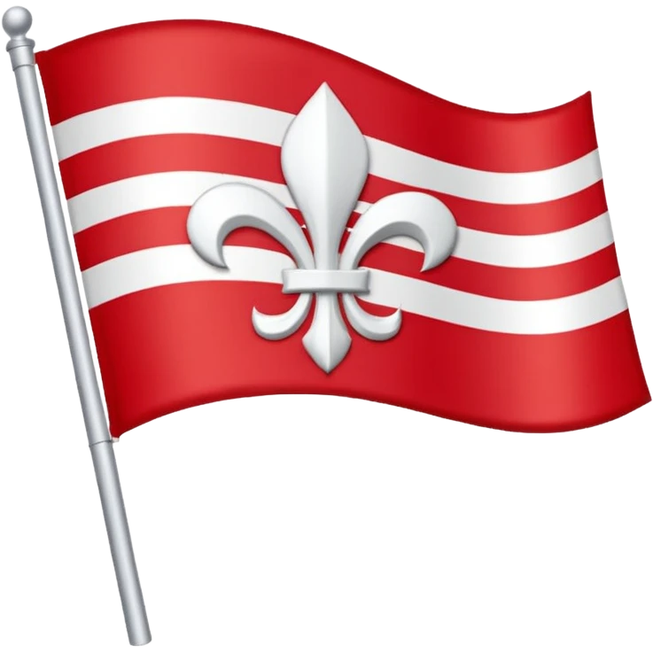 Drapeau de la Vendée  emoji
