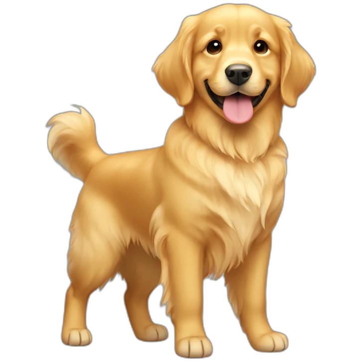 cute golden retriever emoji