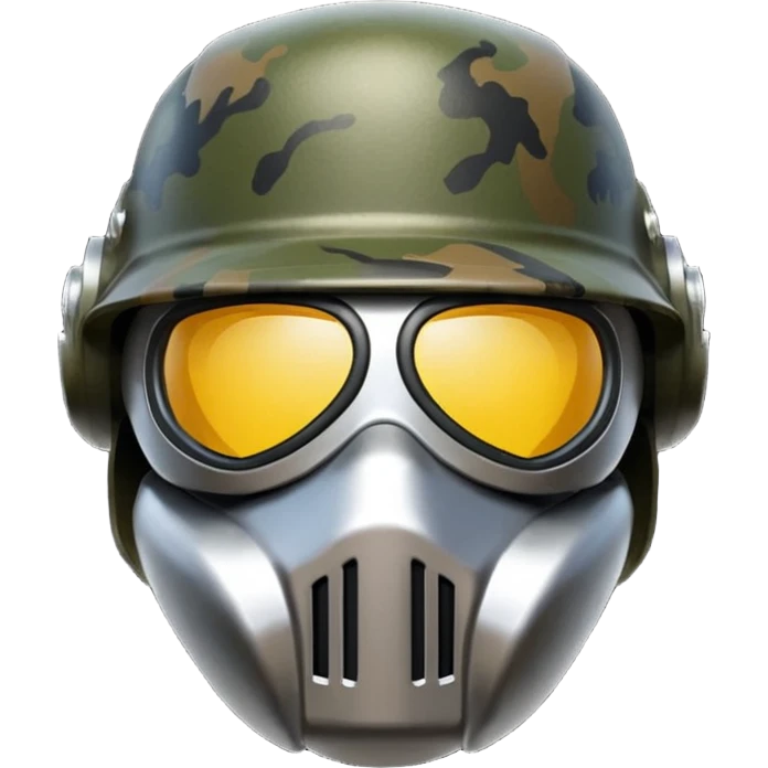 Üstünde (PUBG)yazan bir kask yap. emoji