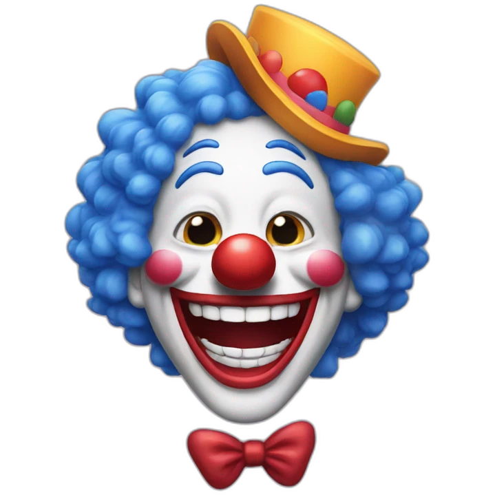 laughing clown emoji